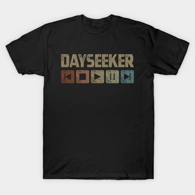 Dayseeker Control Button T-Shirt by besomethingelse